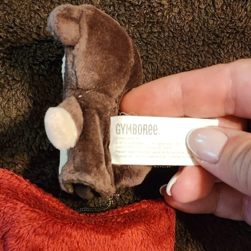 Gymboree Mischievous Monkey   brown lovey security blanket puppet